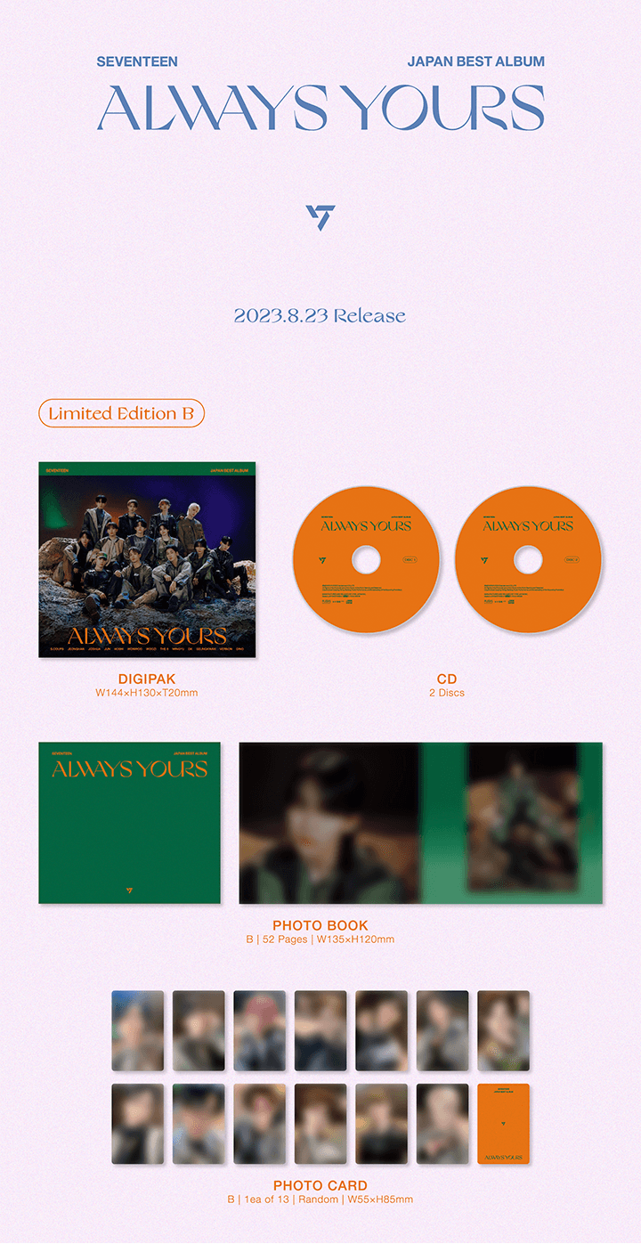 [NA ZAMÓWIENIE] Album SEVENTEEN JAPAN BEST ALBUM ALWAYS YOURS (Limited