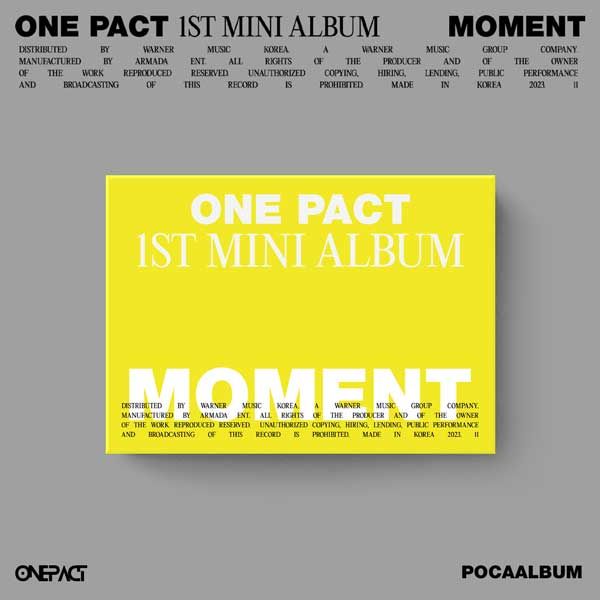 Album ONE PACT Moment (POCAALBUM VER.)