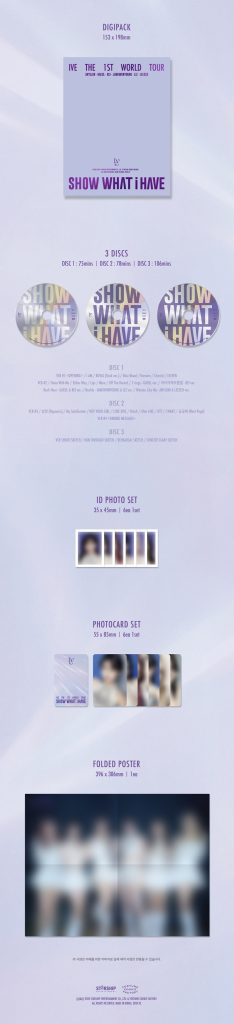 IVE THE 1ST WORLD TOUR SHOW WHAT I HAVE DVD b