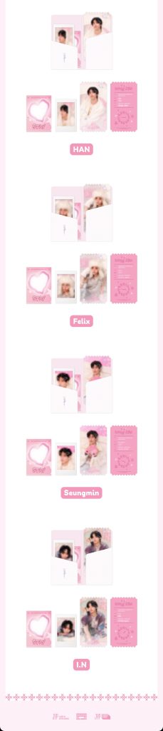 STRAY KIDS SKZ 5'CLOCK SPECIAL TICKET SET b