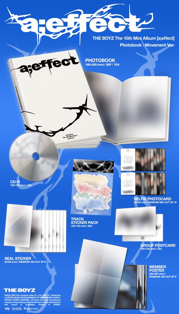 Album THE BOYZ a;effect movement a