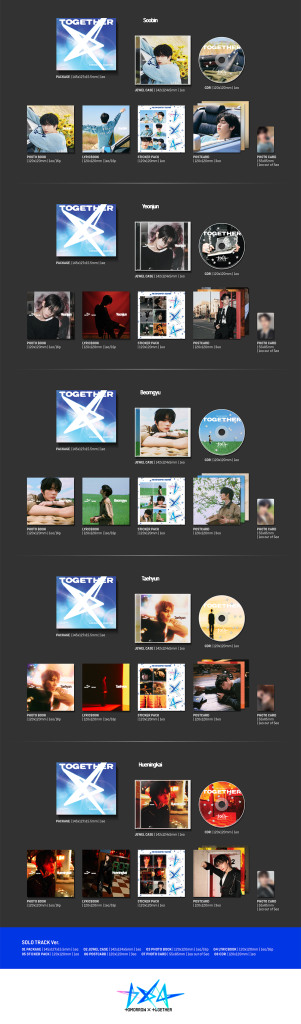 Album TXT The Star Chapter TOGETHER (Solo Track Ver.) b