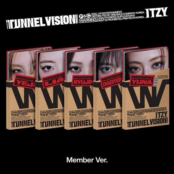 Album ITZY TUNNEL VISION (Member Ver)