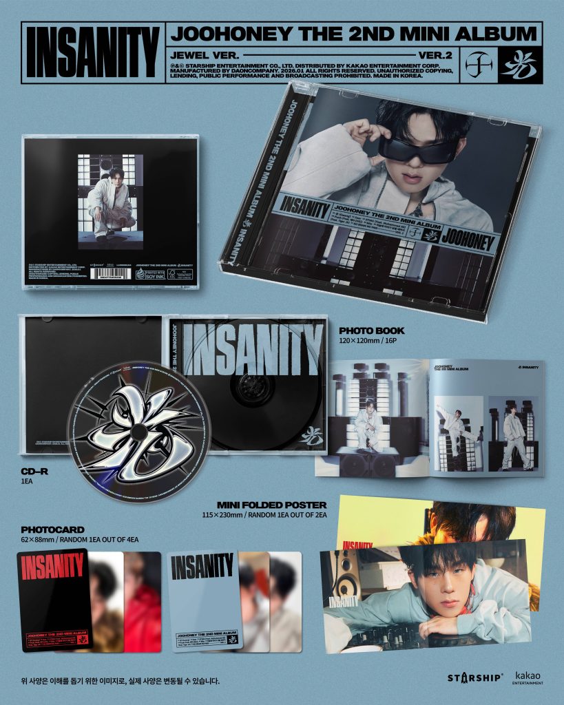 Album JOOHONEY INSANITY (JEWEL Ver.) b