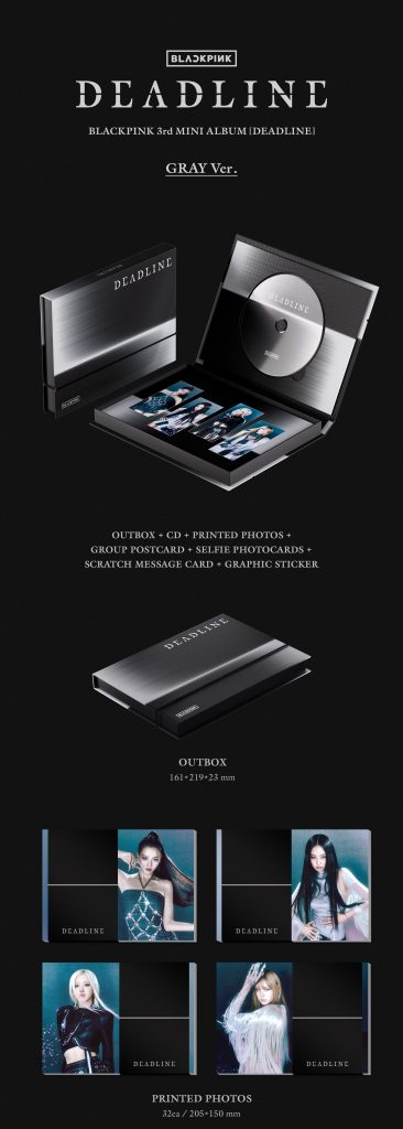 Album BLACKPINK DEADLINE GRAY Ver a