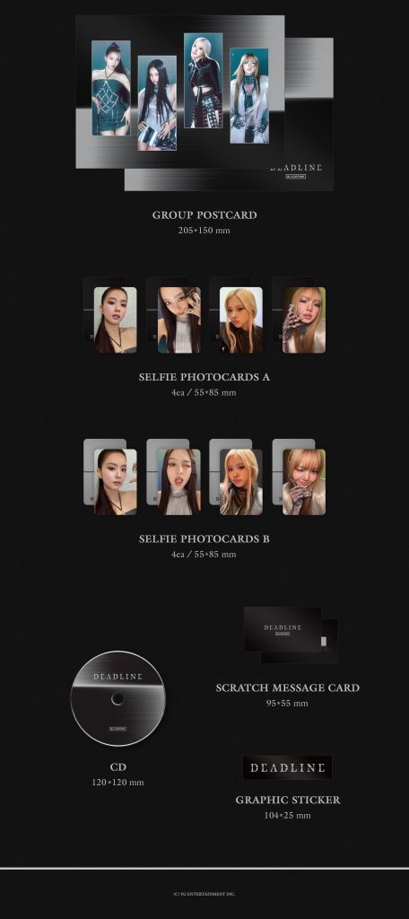 Album BLACKPINK DEADLINE GRAY Ver b
