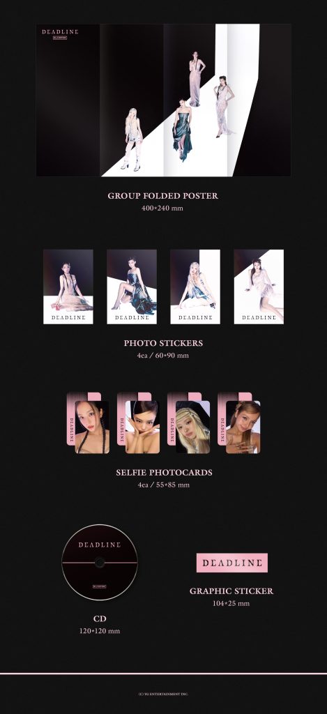 Album BLACKPINK DEADLINE PINK Ver b