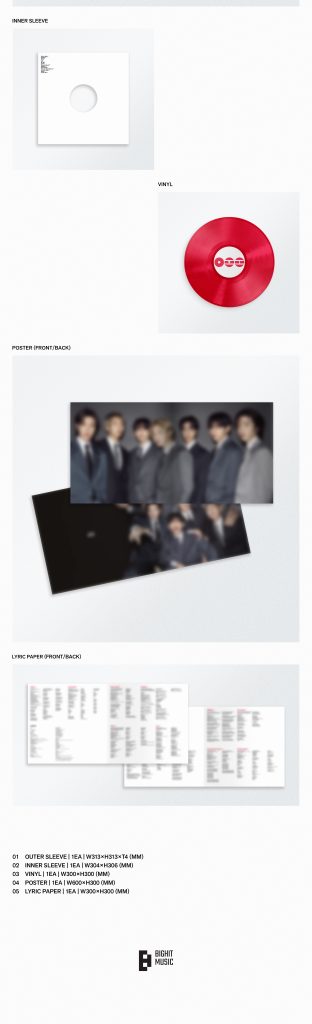 Album BTS ARIRANG (Standard Vinyl) group red a