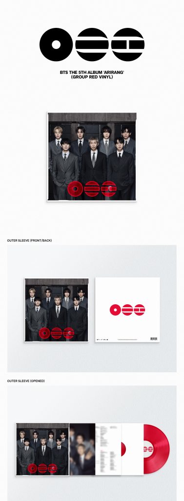 Album BTS ARIRANG (Standard Vinyl) group red