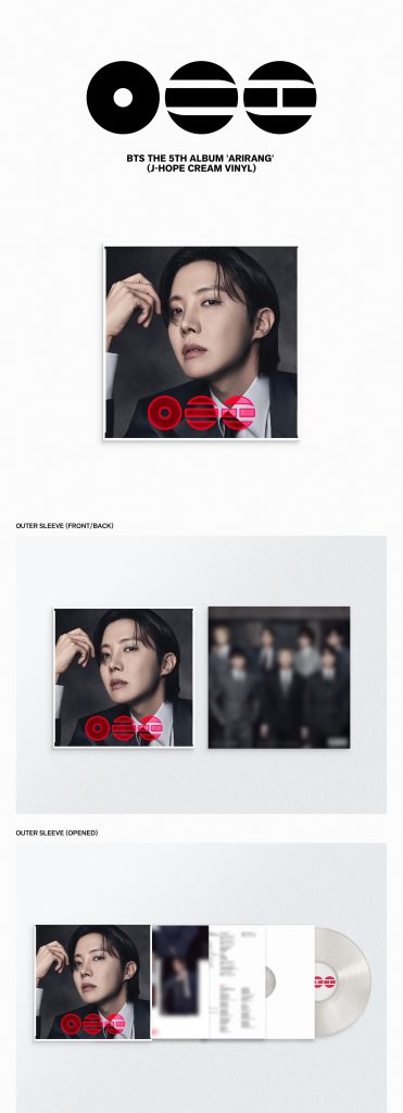 Album BTS ARIRANG (Standard Vinyl) j-hope cream