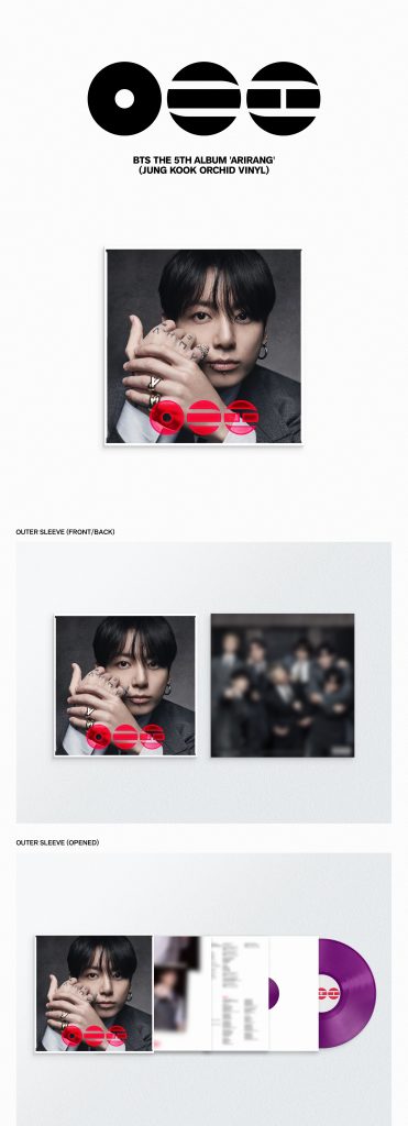 Album BTS ARIRANG (Standard Vinyl) jung kook orchid