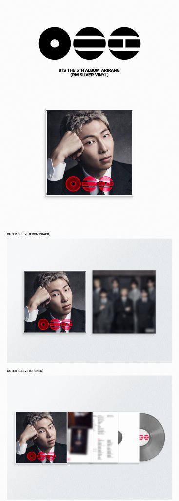 Album BTS ARIRANG (Standard Vinyl) rm silver