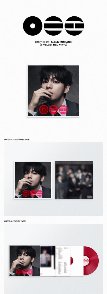 Album BTS ARIRANG (Standard Vinyl) v velvet red