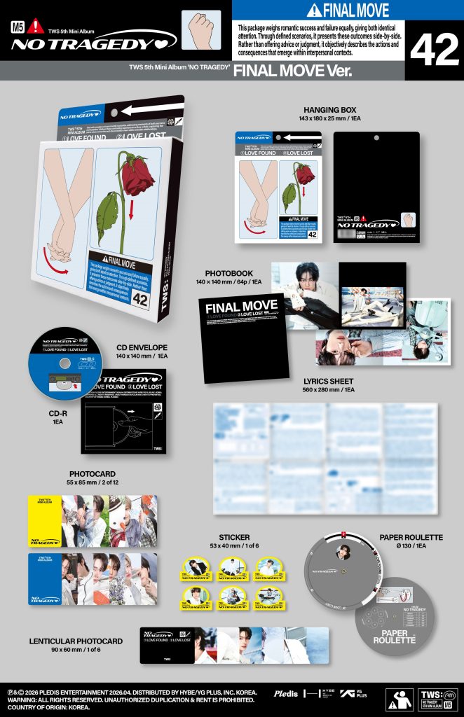 Album TWS NO TRAGEDY final move